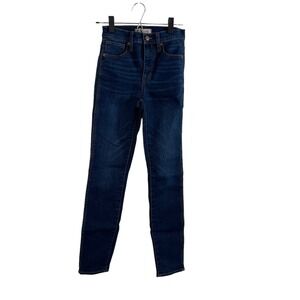 Women's Madewell dark denim 10" High Rise Skinny Leg - 23
